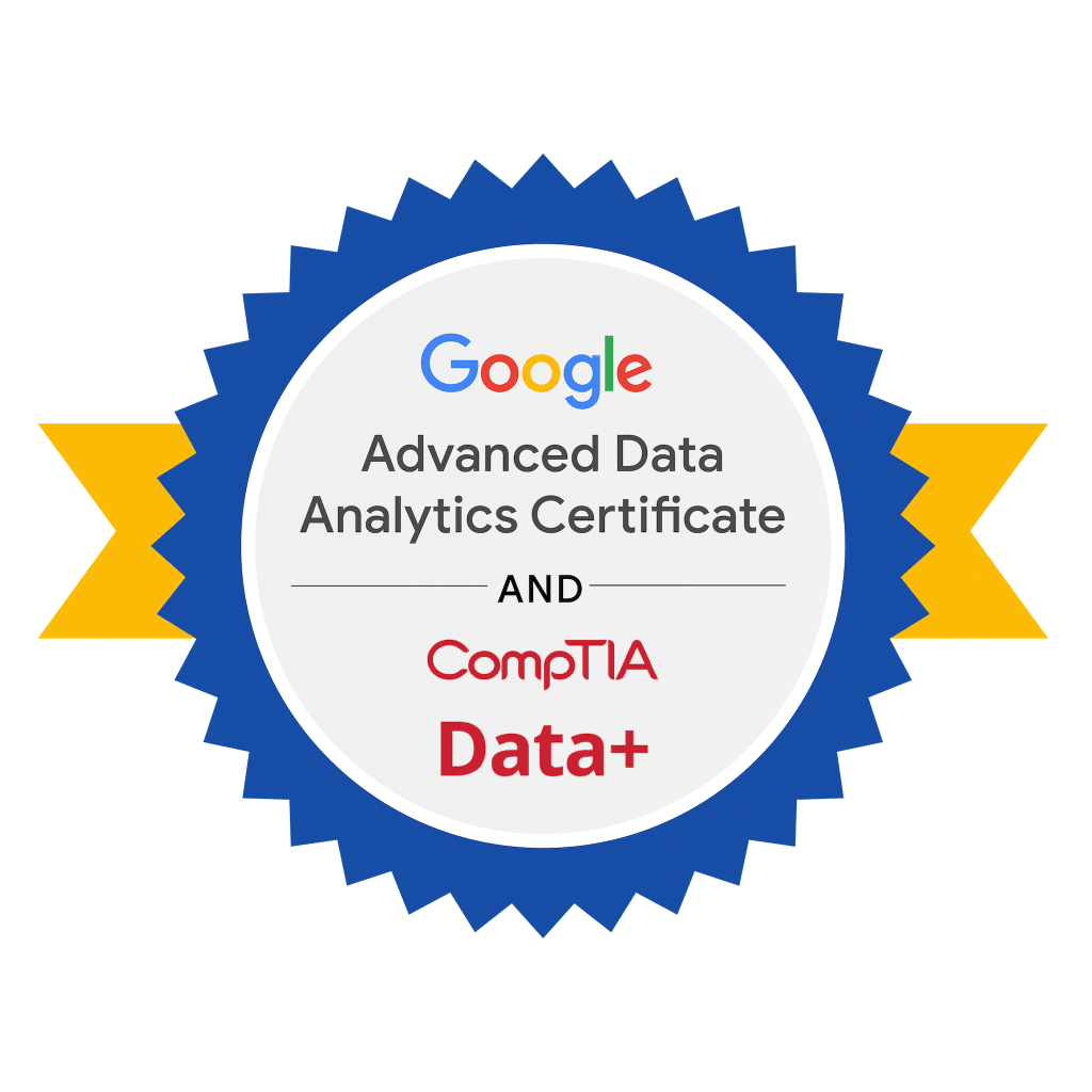 डेटा एनालिटिक्स कोर्स सर्टिफिकेट