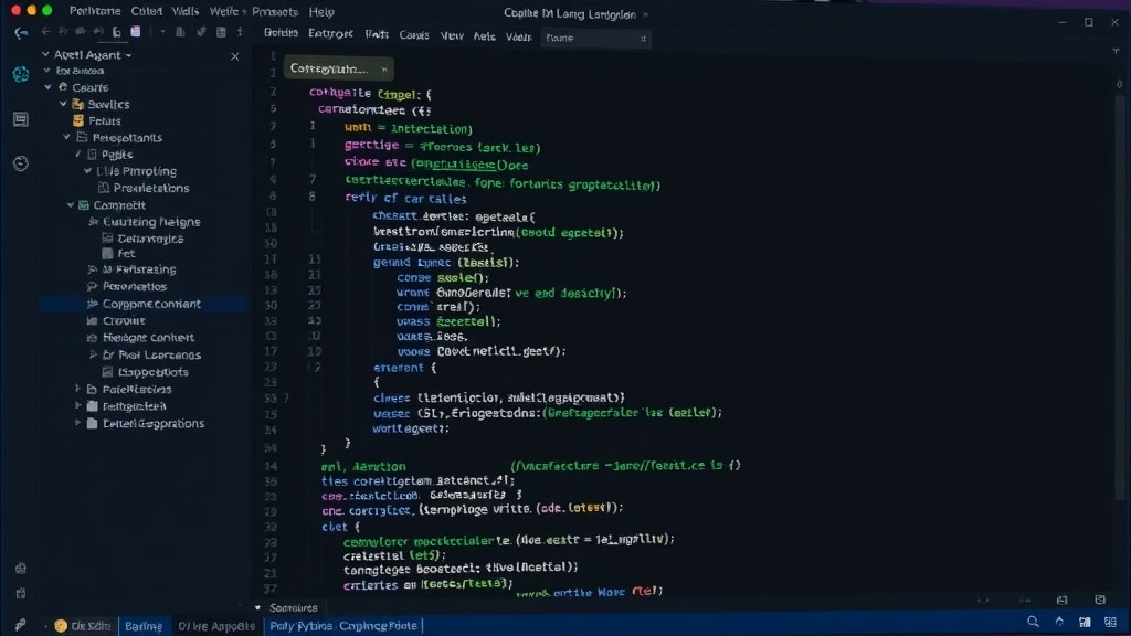 LangGraph Python code for building AI agents