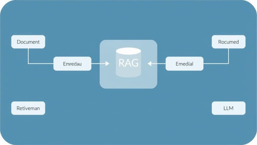RAG pipeline with vector database architecture diagram