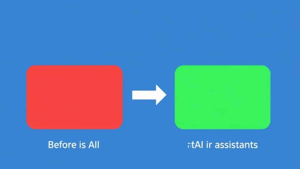 Side-by-side visual showing a chatbot responding to a single question vs an AI agent completing a multi-step workflow with to