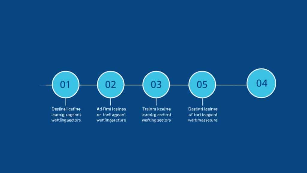 A forward-looking illustration showing a roadmap with 2026 milestones for AutoML — LLM integration, real-time retraining, and