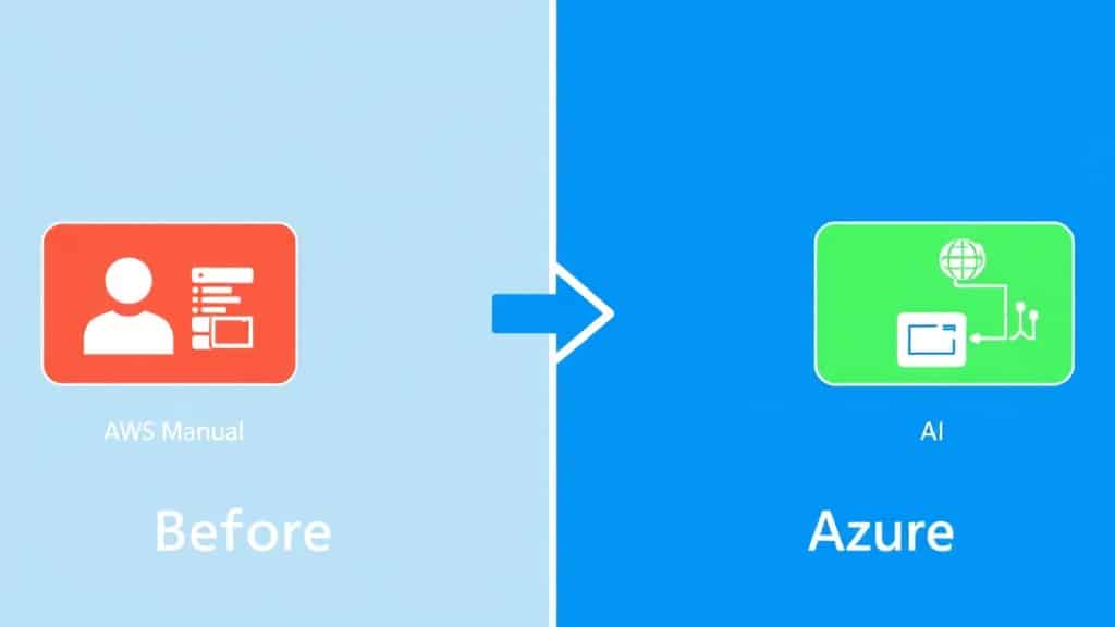 Before-and-after architecture diagram showing an on-prem Hadoop cluster on the left connected by a migration arrow to a GCP B