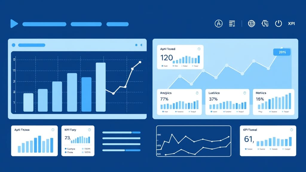 A four-quadrant infographic with icons representing Finance, Healthcare, Education, and HR/Hiring. Each quadrant contains one