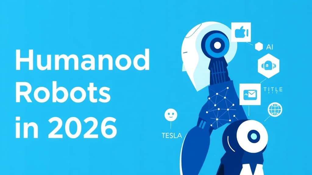 Collage of Tesla Optimus, Figure 02, and 1X Neo robots in their respective environments — factory, warehouse, home care setti