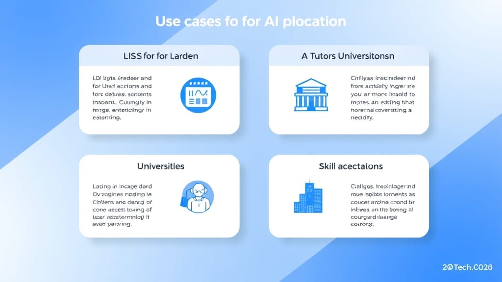 Four use case panels in a row — a university LMS with student data lock icon, a SaaS dashboard with API key vault, an enterpr